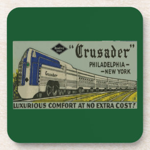 Reading Crusader Achterbahn-Set Getränkeuntersetzer
