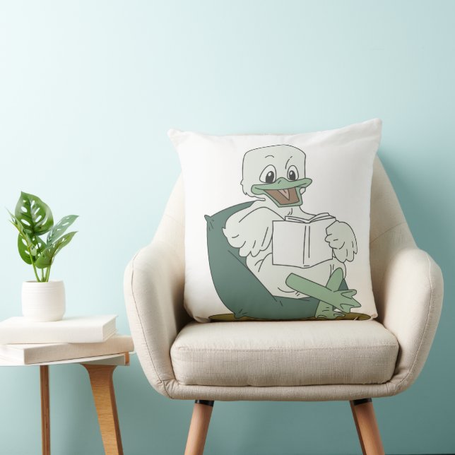 Reading Duck Throw Pillow Kissen (Stuhl )