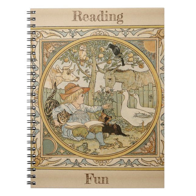 Reading Fun Notebook Notizblock (Vorderseite)