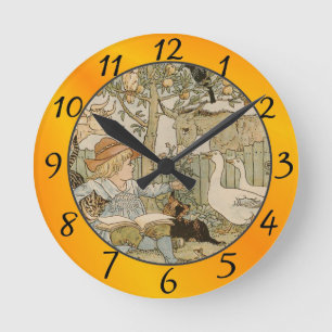 Reading Fun Runde Wanduhr