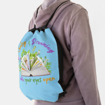 Reading is Dream Floral Book Backpack