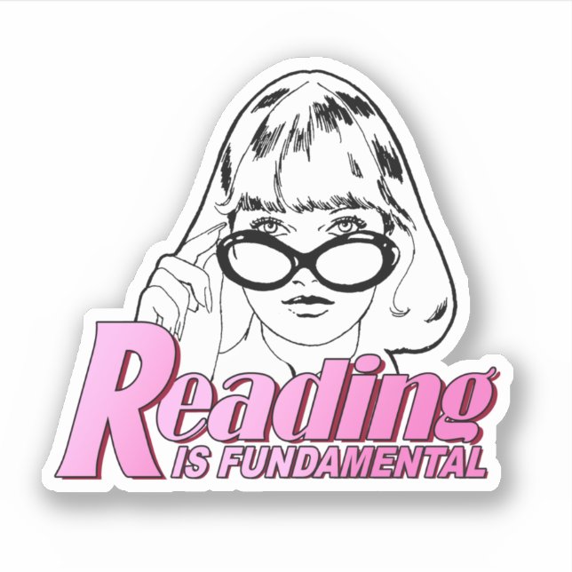Reading is fundamental aufkleber (Vorderseite)