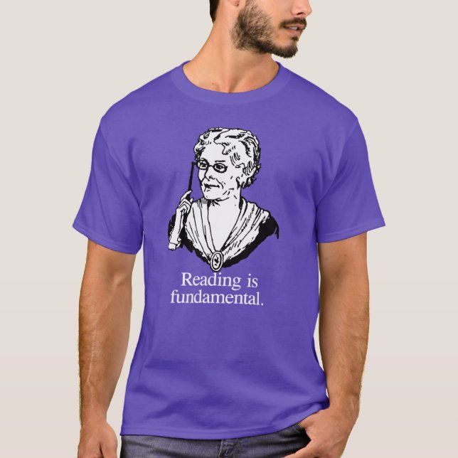 Reading is fundamental T-Shirt (Vorderseite)