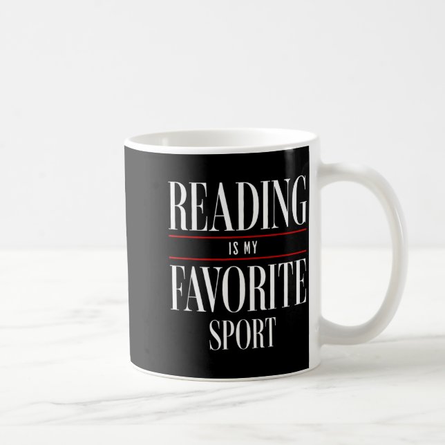 Reading Is My Favorite Srt Book Lover Funny Saying Kaffeetasse (Rechts)