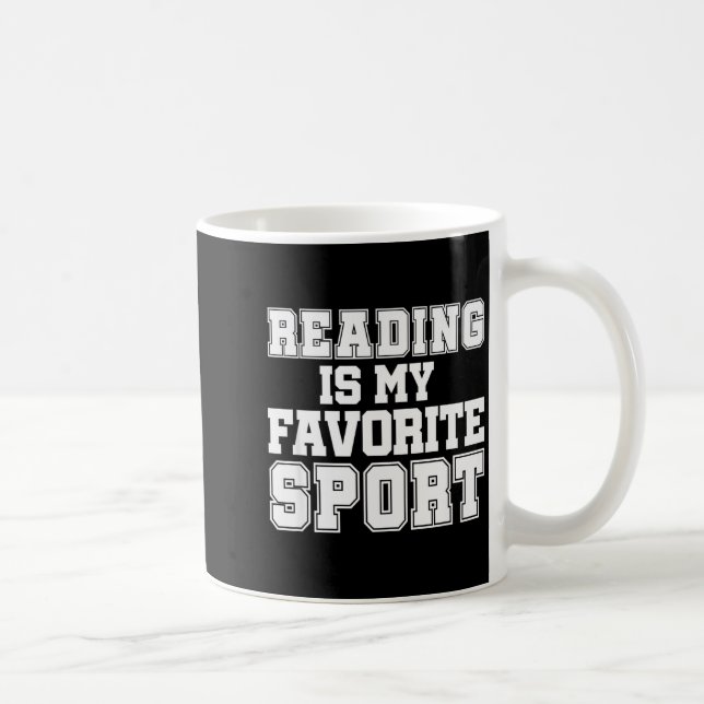Reading Is My Favorite Srt Funny Librarian Shirt  Kaffeetasse (Rechts)