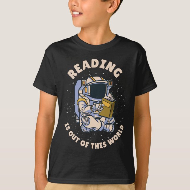 Reading Is Out Of This World T-Shirt (Vorderseite)