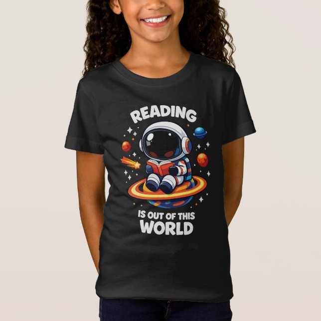 Reading is out of this world T-Shirt (Vorderseite)