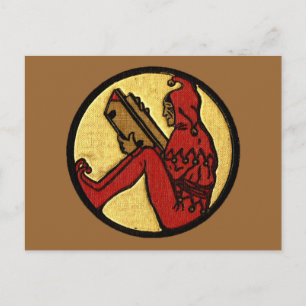 Reading Jester Postkarte