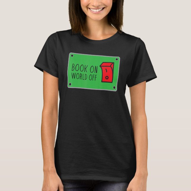 Reading   Library Women Bookworm T-Shirt (Vorderseite)
