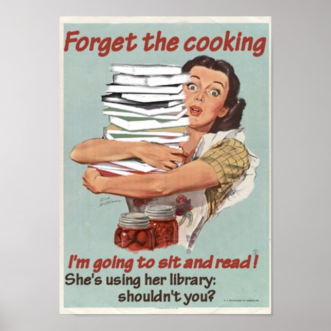 Reading oder Cooking Poster (Vorne)