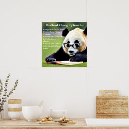 Reading Panda Chinese Optometrie Office anpassen Poster