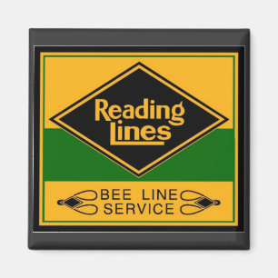 Reading Railroad, Bee Line Service Magnet