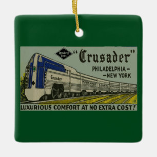 Reading Railroad Crusader 1937 Keramik Ornament