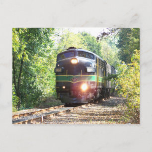 Reading Railroad Linien FP7 Diesellokomotive 902 Postkarte