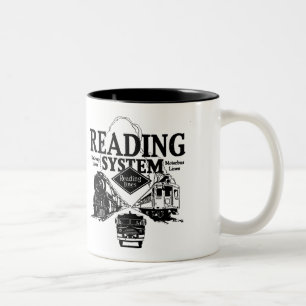 Reading Railroad System 1942 Zweifarbige Tasse