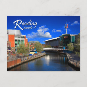 Reading Riverside Postcard Postkarte
