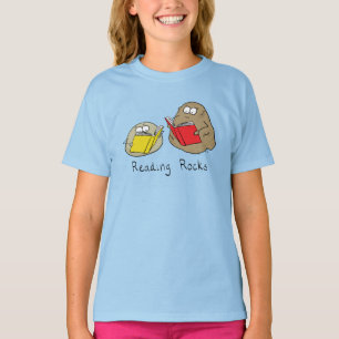 Reading Rocks Kids Boy Girl T - Shirt