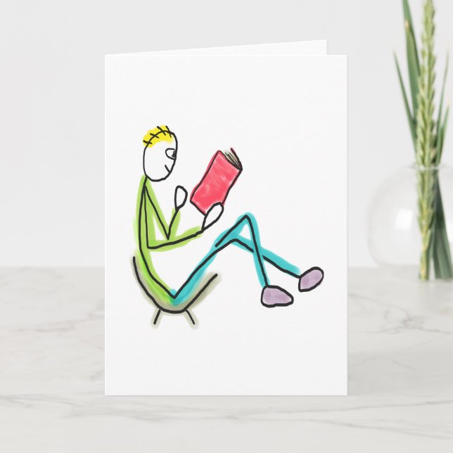 Reading Stickman Karte (Vorderseite)