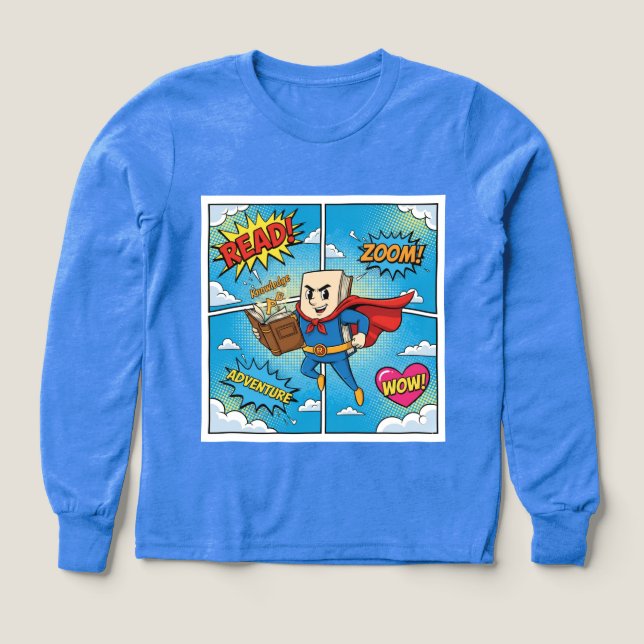 Reading Superhero Comic | Read Zoom Wow | Literacy (Design Vorderseite)