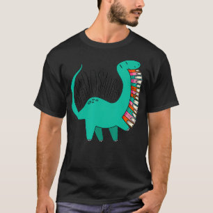 Readosaurus Book Dinosaur Reading Dino T-Shirt
