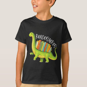 Readosaurus lustiger Dinosaurier Bücherliebhaber B T-Shirt