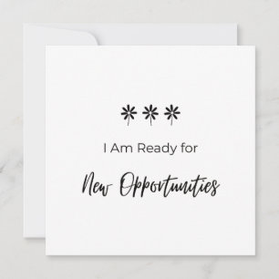 Ready for New Opportunities Einladung