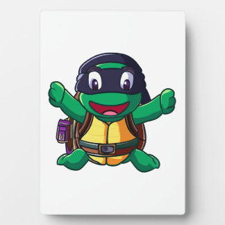 Ready for School Turtle Kids Fotoplatte