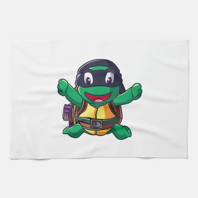 Ready for School Turtle Kids Geschirrtuch (Horizontal)