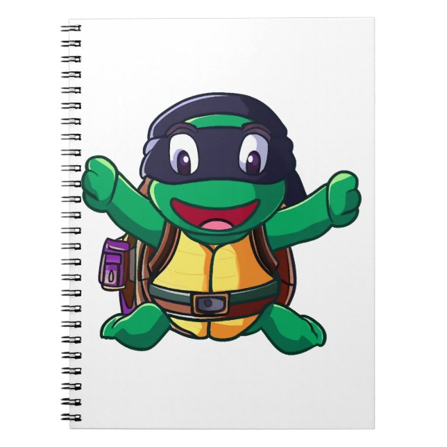 Ready for School Turtle Kids Notizblock (Vorderseite)