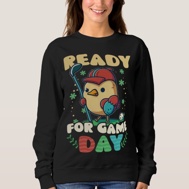 Ready Game Day Golf Easter Sweatshirt (Vorderseite)