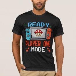 Ready Player One Mode Pixel Art Gaming Shirt