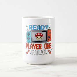 Ready Player One Mode Pixel Art Gaming Shirt Kaffeetasse