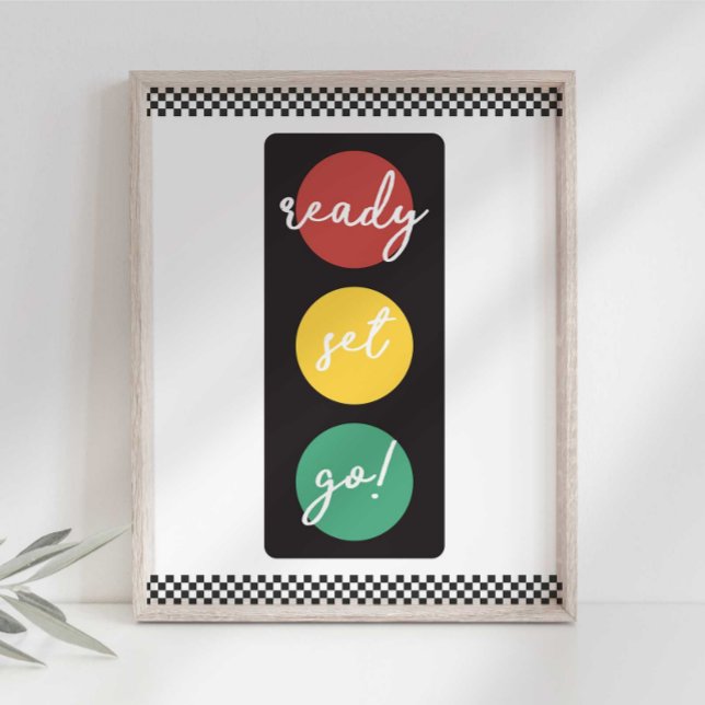 Ready Set Go Race Party signieren Fotodruck (Von Creator hochgeladen)