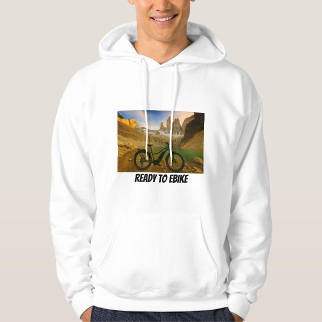 Ready to EBIKE Hoodie (Vorderseite)