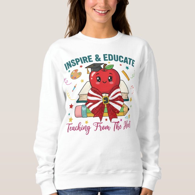 "Ready to Learn Back to School T-Shirt" Sweatshirt (Vorderseite)