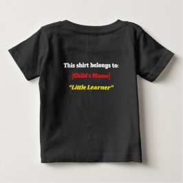 "Ready to Learn, Ready to Shine!" – Cute Kindergar Baby T-shirt