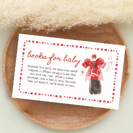 Ready to Pop Baby Shower Books for Baby Begleitkarte