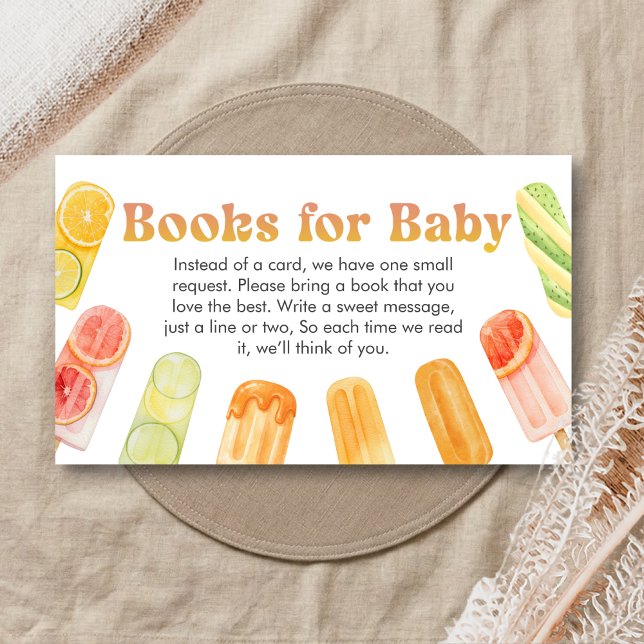 Ready to Pop Popsicle Baby Shower Books for Baby Begleitkarte (Popsicle Summer Baby Shower Books for Baby)