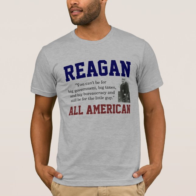 Reagan aller amerikanische T - Shirt (Vorderseite)