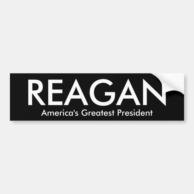REAGAN, Amerikas bestster Präsident Autoaufkleber (Vorne)