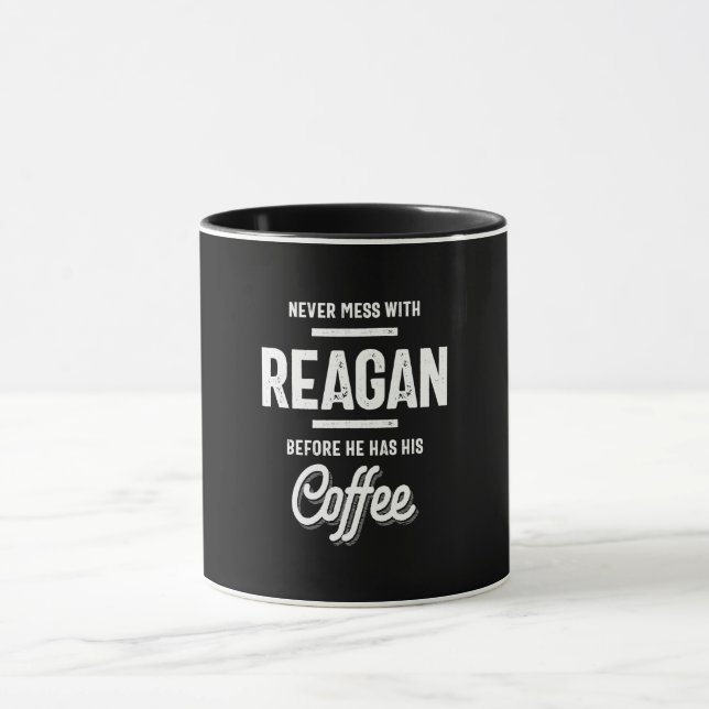 Reagan Name Funny Tasse (Zentrum)