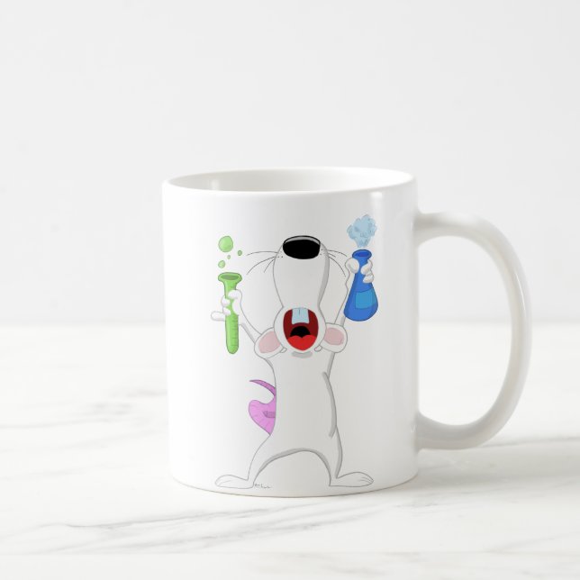 Reagenzglas-Labrador-Ratten-Tasse Tasse (Rechts)