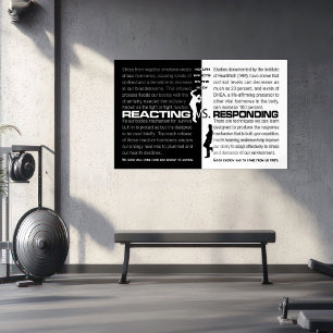 Reaktion vs. Reaktion - Empower Graphics Poster
