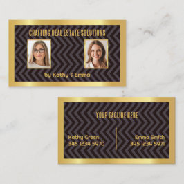 Real Anwesen 2 Namen Visitenkarte