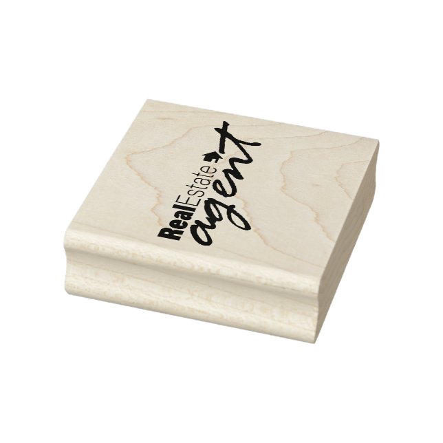 Real Anwesen Agent Branding Briefmarke Gummistempel (Stempel)