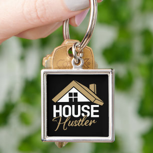 Real Anwesen Agent Broker Realtor House Hustler Schlüsselanhänger