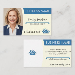 Real Anwesen Agent Business Card Modern Realty Zuh Visitenkarte