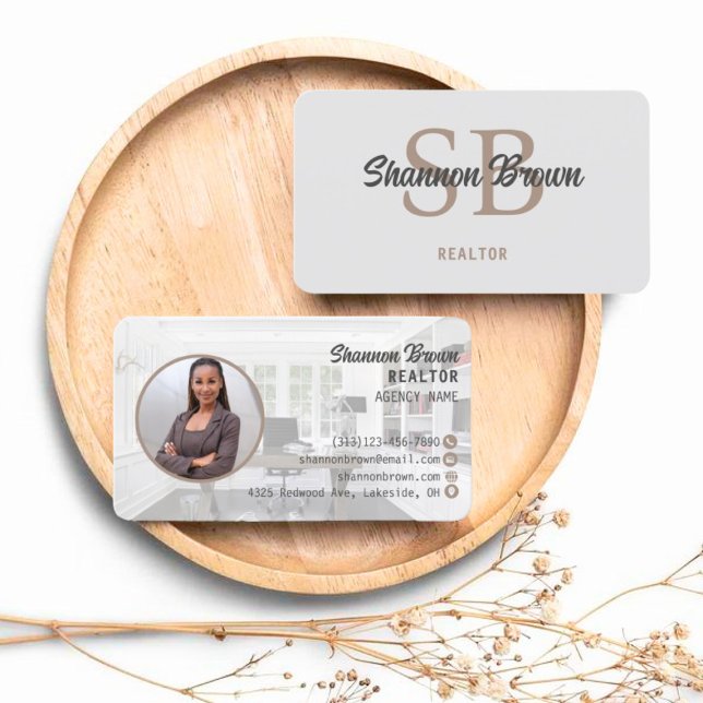 Real Anwesen Agent Business Card | Realtor Visitenkarte (Von Creator hochgeladen)