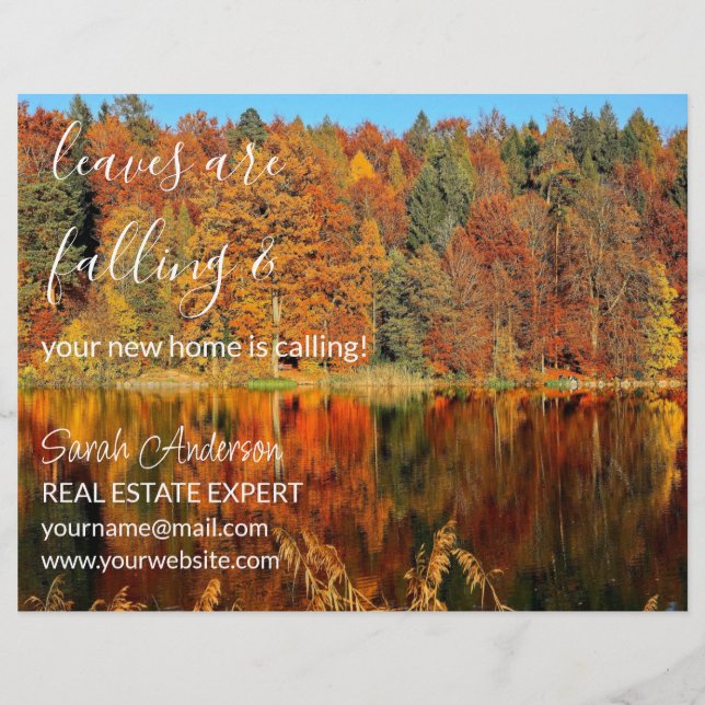 Real Anwesen Agent FALL CARD - Flyer (Vorne)