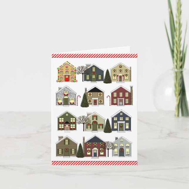 Real Anwesen Agent Feiertagskarte (Vorderseite)